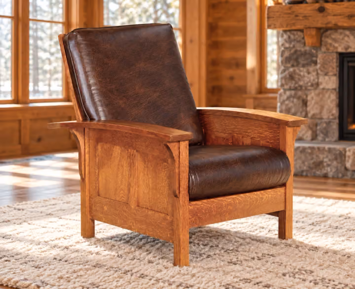 Walnut Hollow Panel Morris Chair