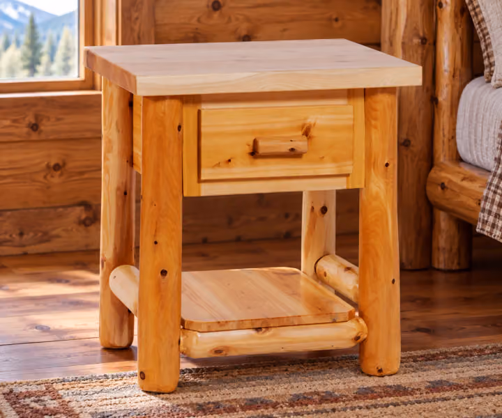 Hearthside Silver Shore 1 Drawer Nightstand