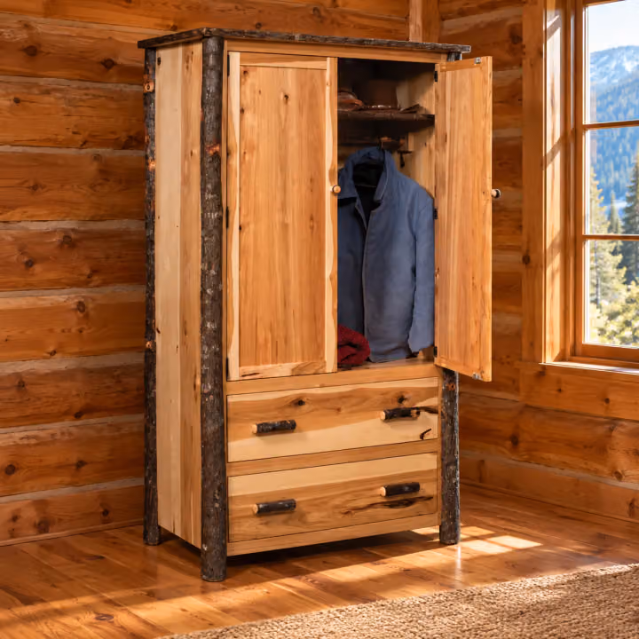 Fox Hollow Hickory Armoire