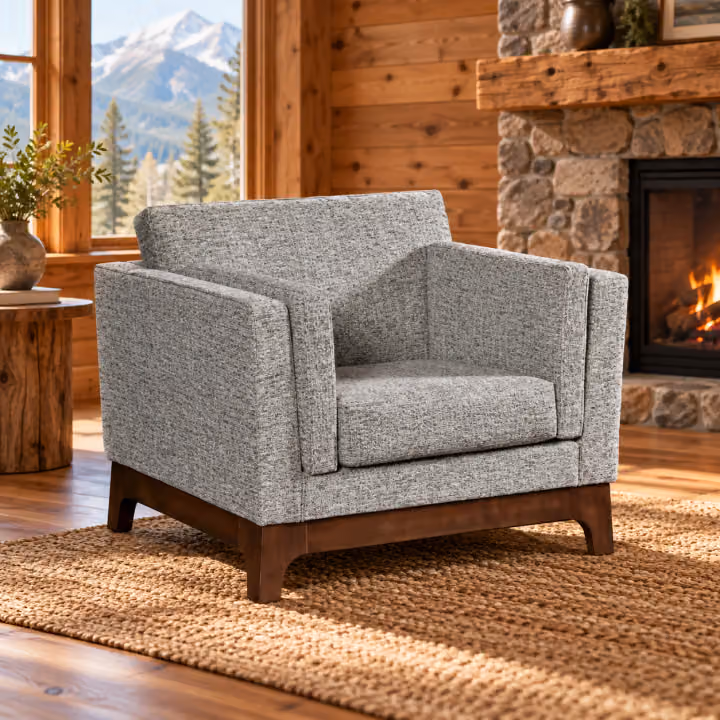 Meadow Glen Brown Maple Chair