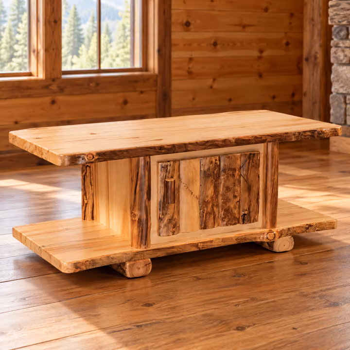 Timber Hollow Aspen Storage Coffee Table