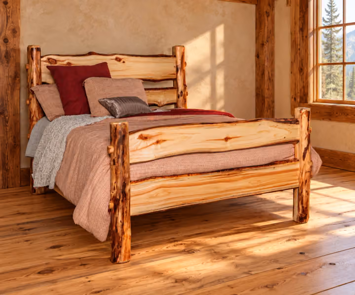 Hearthside Maple Vista High Headboard Bed