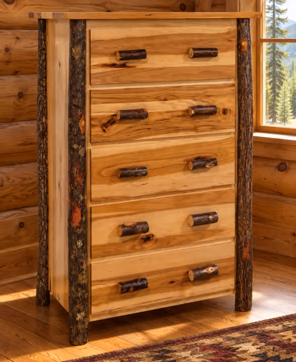 Hearthside Hickory Glen 5 Drawer Chest