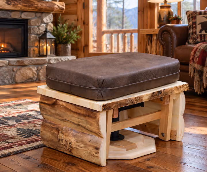 Laurel Creek Aspen Ottoman