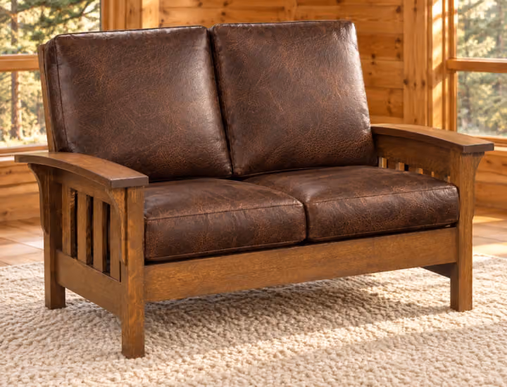 Walnut Hollow Loveseat