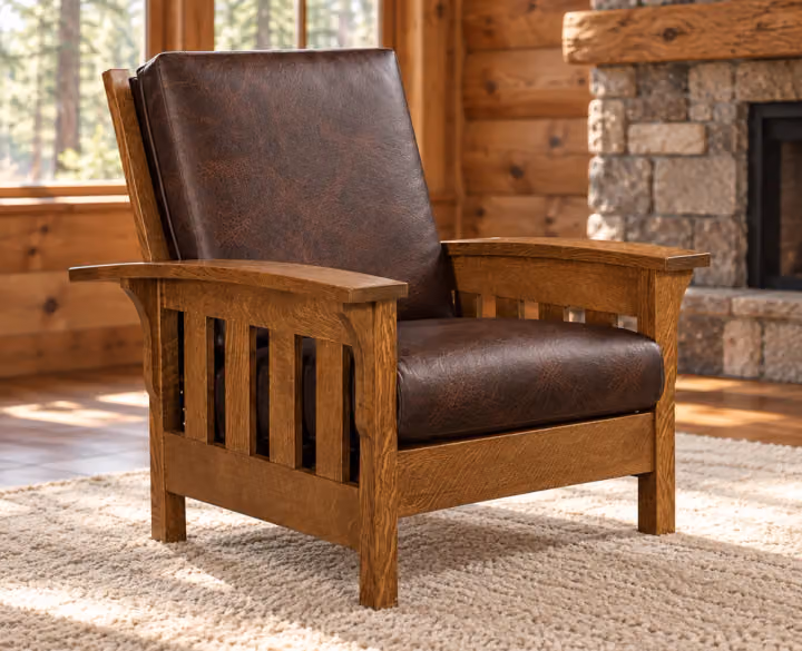 Walnut Hollow Slat Morris Chair