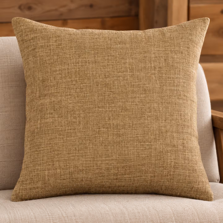 Cedar Lodge Pillow Solid Flax