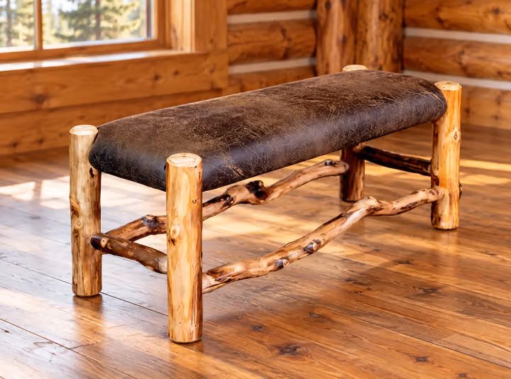 Clearwater Aspen Upholstered Bench
