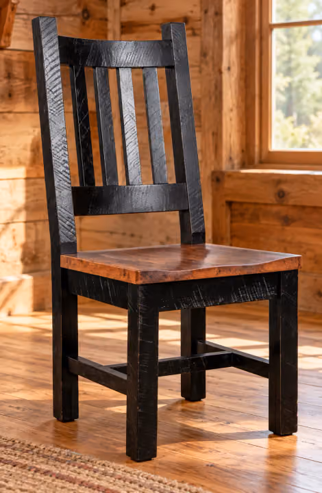 Maple Gap Rough-sawn Maple Scoop-Seat Dining Chair