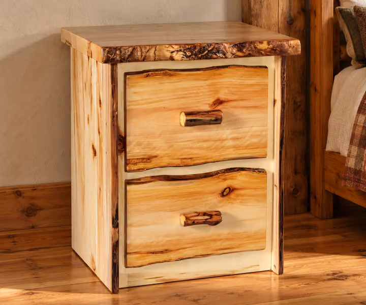 Hearthside Maple Vista 2 Drawer Nightstand