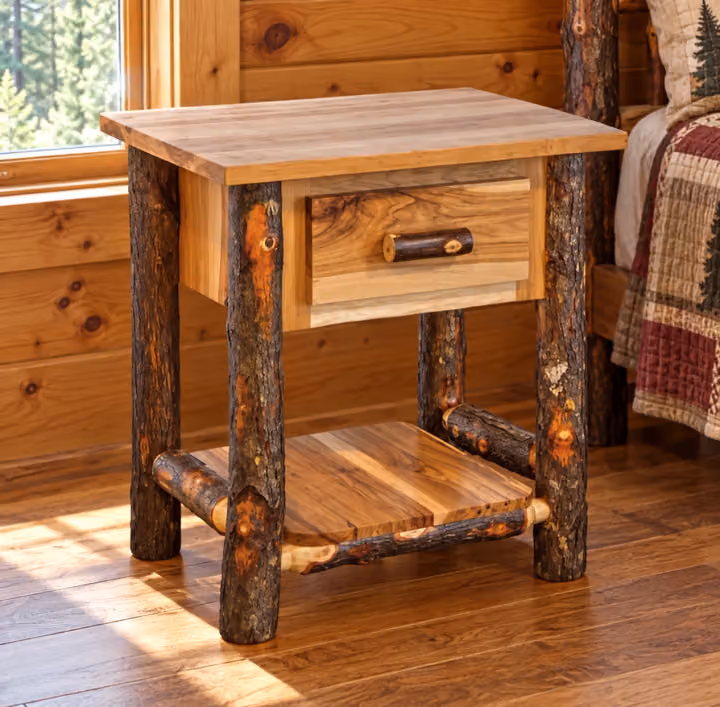 Hearthside Hickory Glen 1 Drawer Nightstand