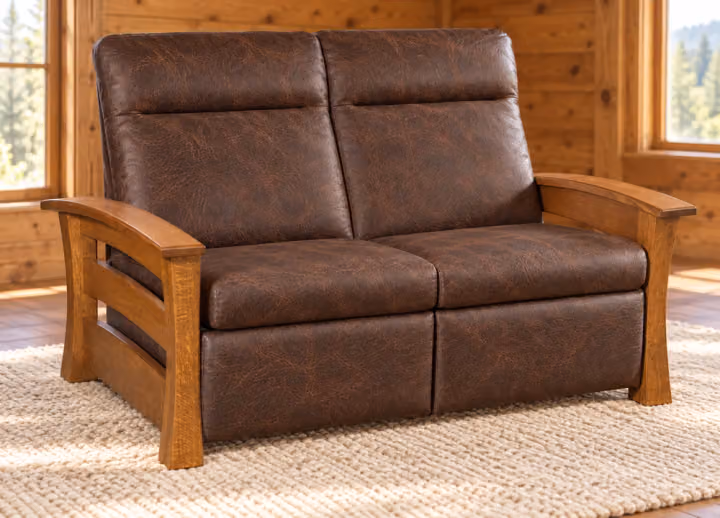 Oakfield Hollow Wall-Hugger Loveseat Recliner