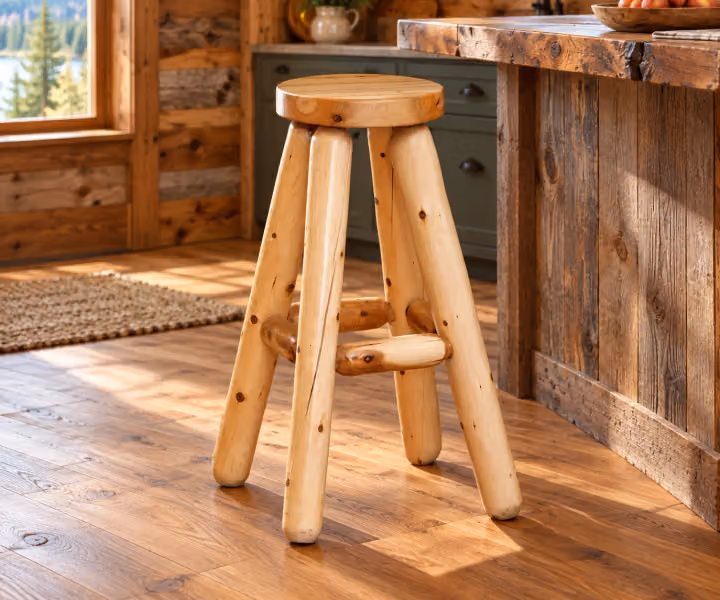 Hearthside Silver Shore Cedar Bar Stool