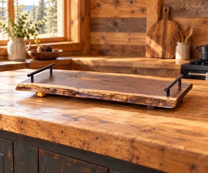 Hearthside Walnut Serving Tray