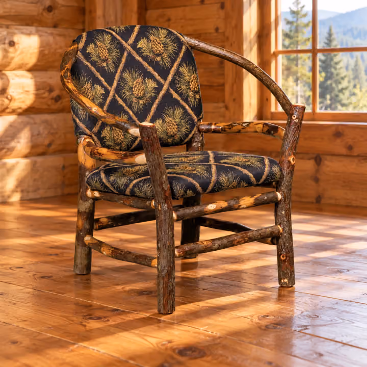 River Curve Hickory Child Hoop Chair
