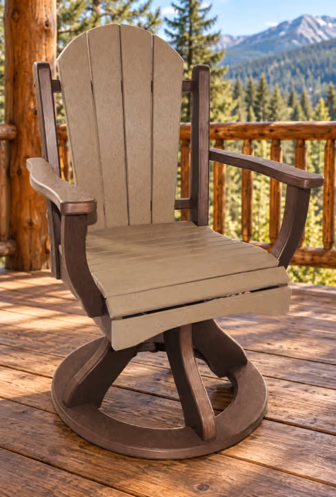 Meadow Comfort Swivel Chair — Outdoor Poly