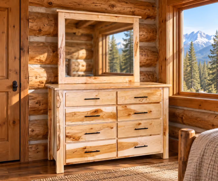 Hearthside Timber Bend 8 Drawer Dresser