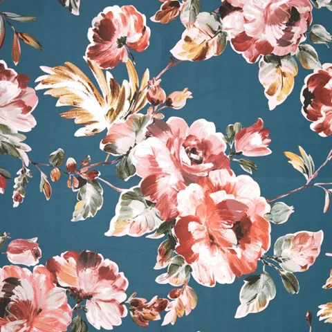 Annie Prussian actual fabric sample