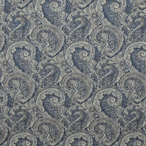 Asbury Indigo actual fabric sample