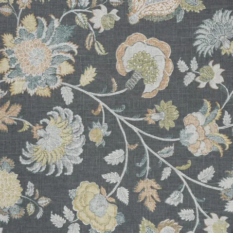 Bronte Graphite actual fabric sample