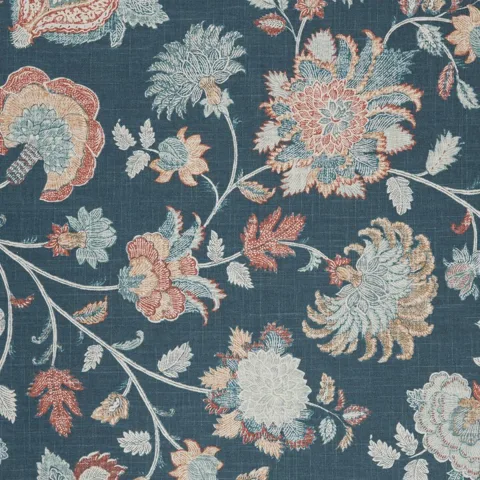 Bronte Indigo actual fabric sample