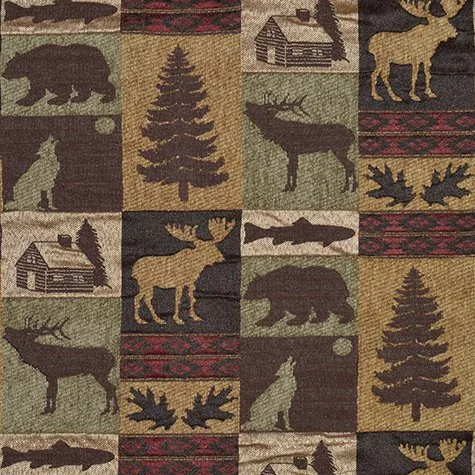 Fairbanks Evergreen actual fabric sample