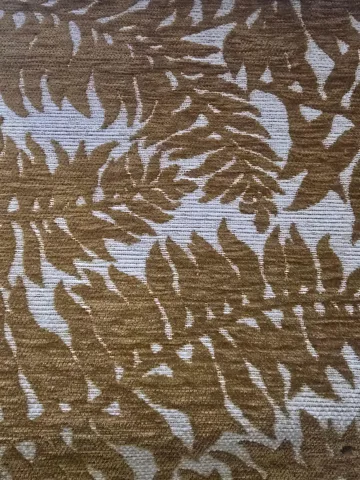 Ferngully Ochre actual fabric sample