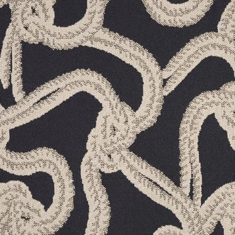 Fisherman’s Knot Navy actual fabric sample