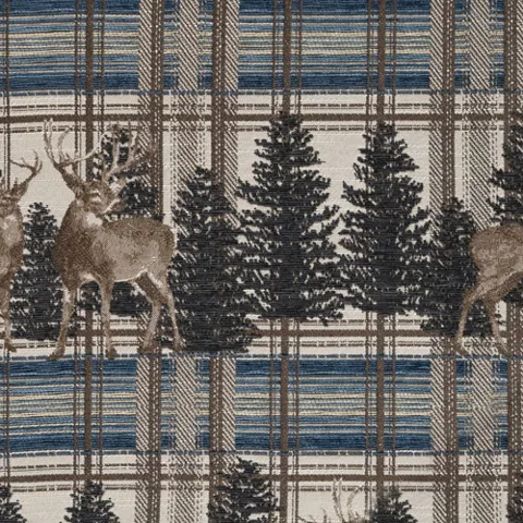 Kiska Indigo actual fabric sample