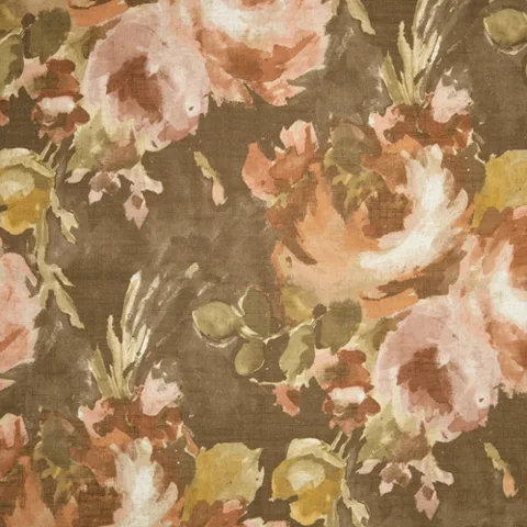 Meadowshire Earth actual fabric sample