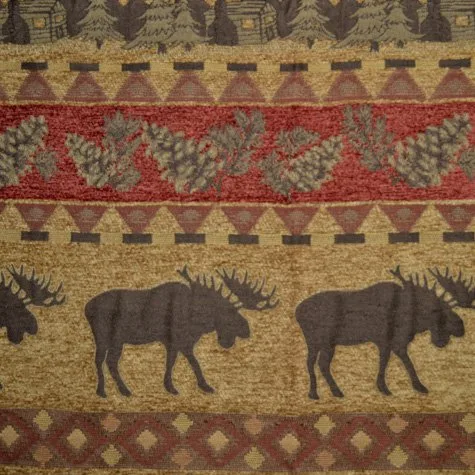 Moose Creek Cinnamon actual fabric sample