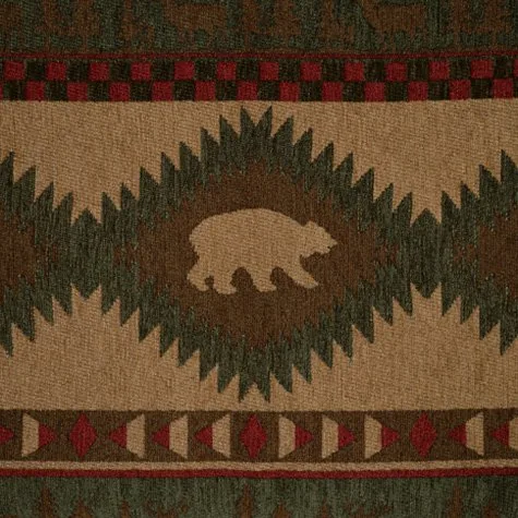 Northern Trails Forest actual fabric sample