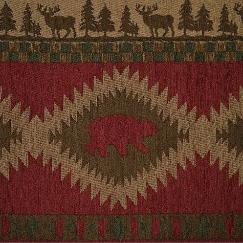 Northern Trails Red actual fabric sample