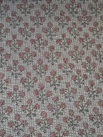 Posies Nutmeg actual fabric sample