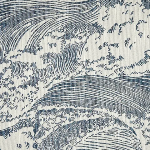 Stormy Naval actual fabric sample