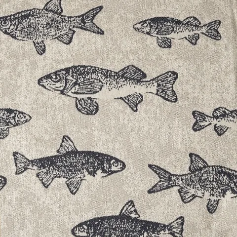 Topwater Navy actual fabric sample