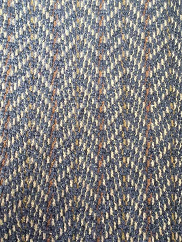 Tropper Indigo actual fabric sample