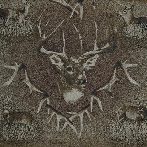 Whitetail Ridge Stone actual fabric sample