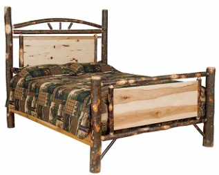 Hemlock Ridge Hickory Panel Bed