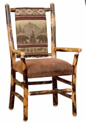 Hemlock Ridge Hickory Upholstered Dining Chair