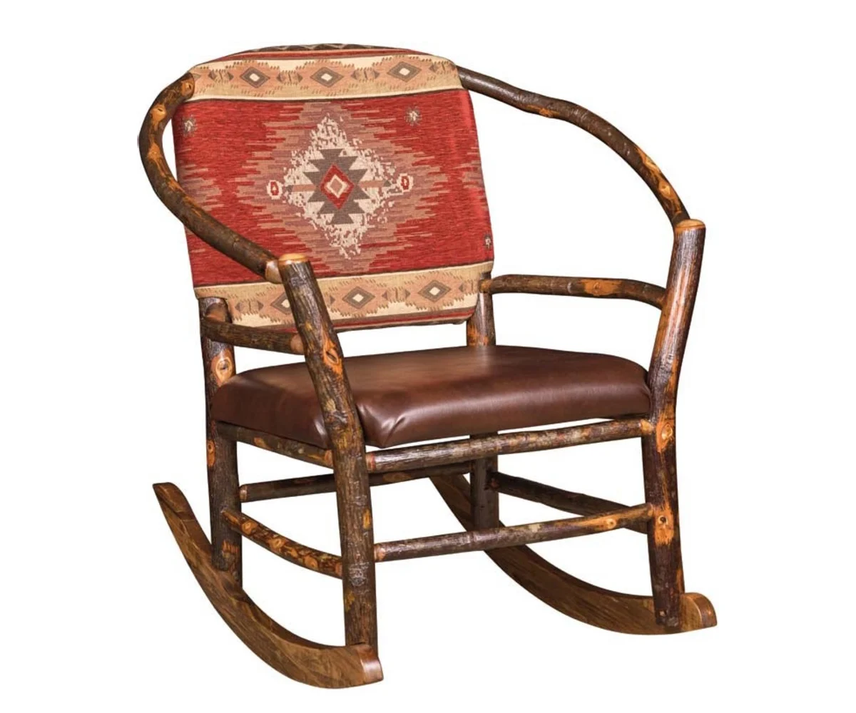 River Curve Hickory Hoop Rocker