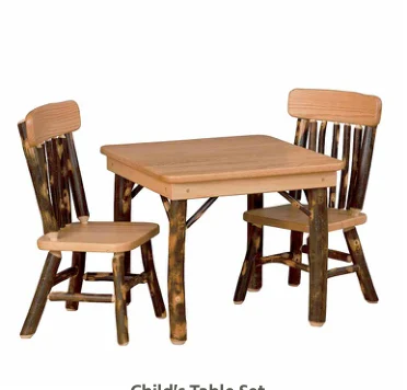 Hemlock Ridge Hickory Children’s Table and Chair Set
