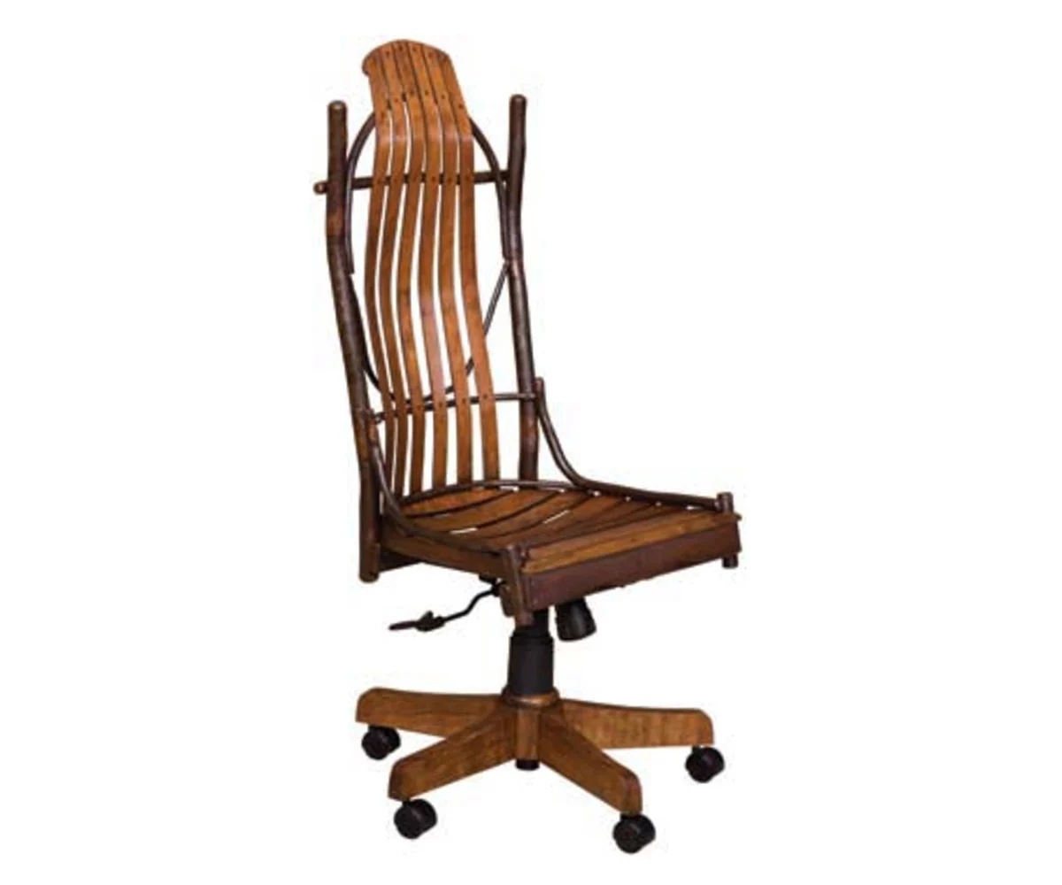 Fox Hollow Hickory Armless Desk Chair