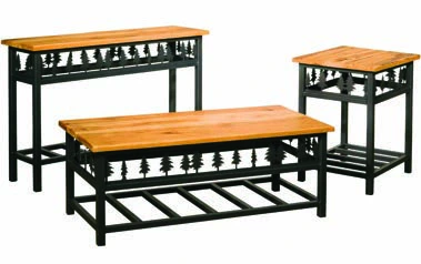 Iron Grove Hickory End Table