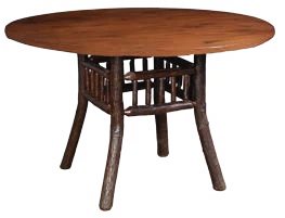 Fox Hollow Hickory Lakeshore Round Dining Table