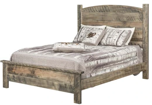 Stone Valley Rough-sawn Maple Panel Bed