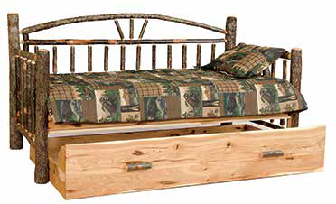 Hemlock Ridge Hickory Day Bed with Trundle
