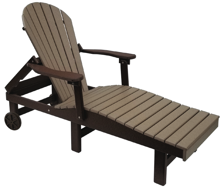 Lakeside Comfort Chaise Lounge — Outdoor Poly original product photo