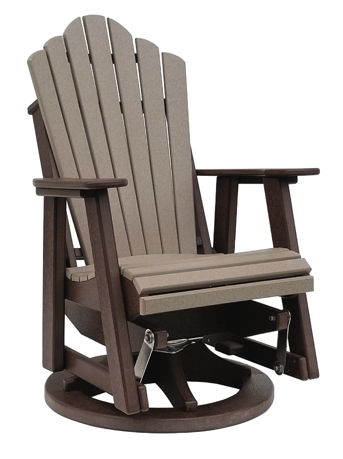 Harbor Curve Swivel Glider — Outdoor Poly original product photo