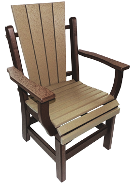 Meadow Square Arm Chair — Outdoor Poly original product photo